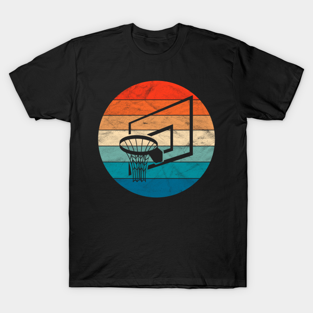 Vintage Retro Basketball Hoop Basketball Hoop TShirt TeePublic